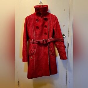 Soia & Kyo Red Trench Coat
